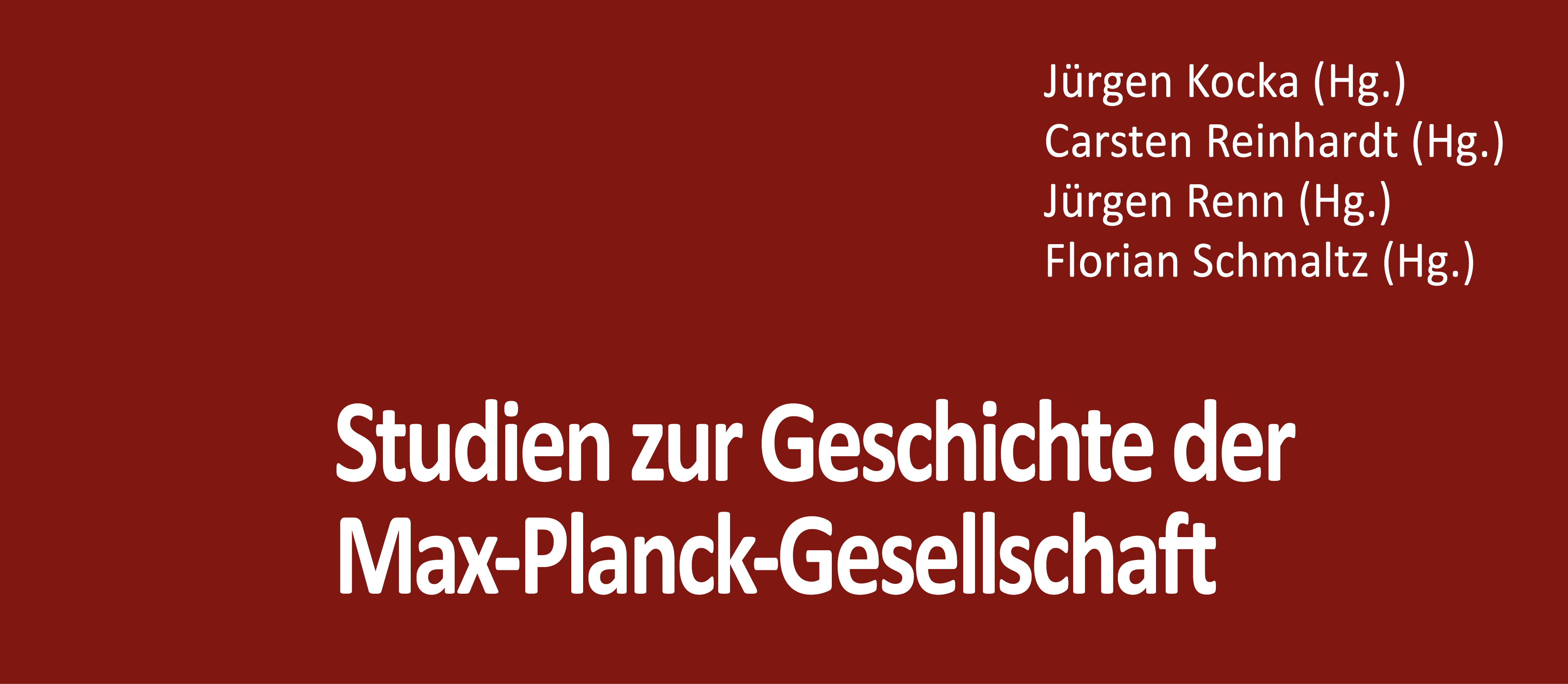 Studien zur Geschichte der Max-Planck-Gesellschaft | Vandenhoeck ...