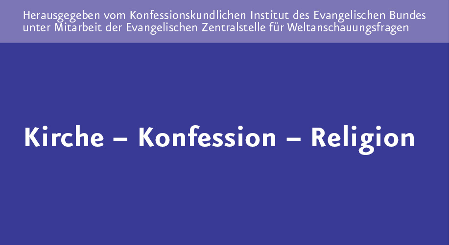 Kirche – Konfession – Religion. | Altorientalistik | Theologie und ...